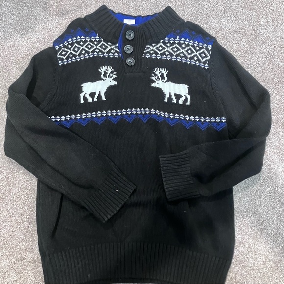 Gymboree Black and Blue Sweater7-8y - Picture 1 of 3